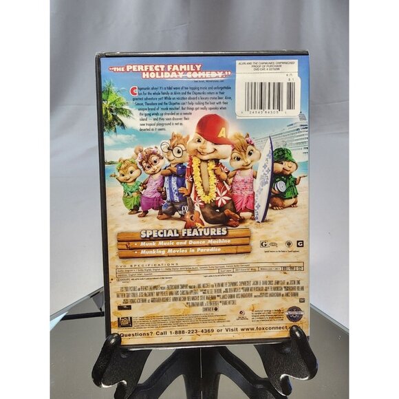 Alvin And The Chipmunks: Chip Wrecked DVD 2011 - NEW SEALED - Picture 2 of 2
